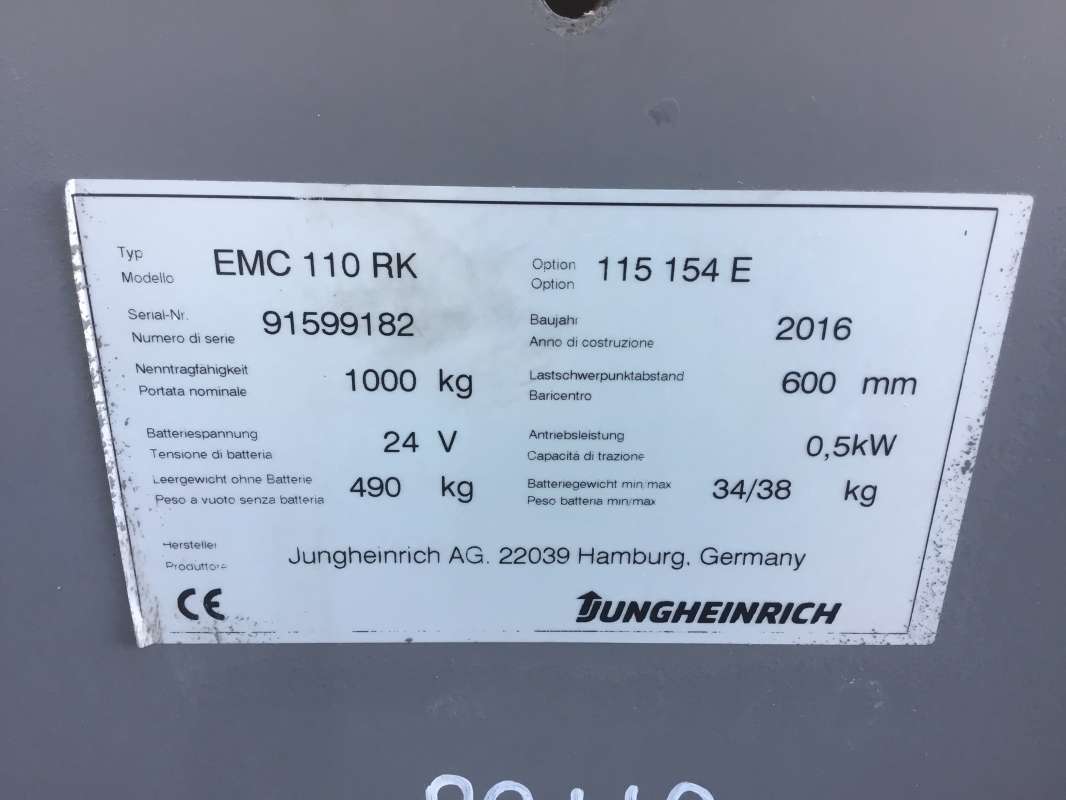 Jungheinrich-EMC 110 RK